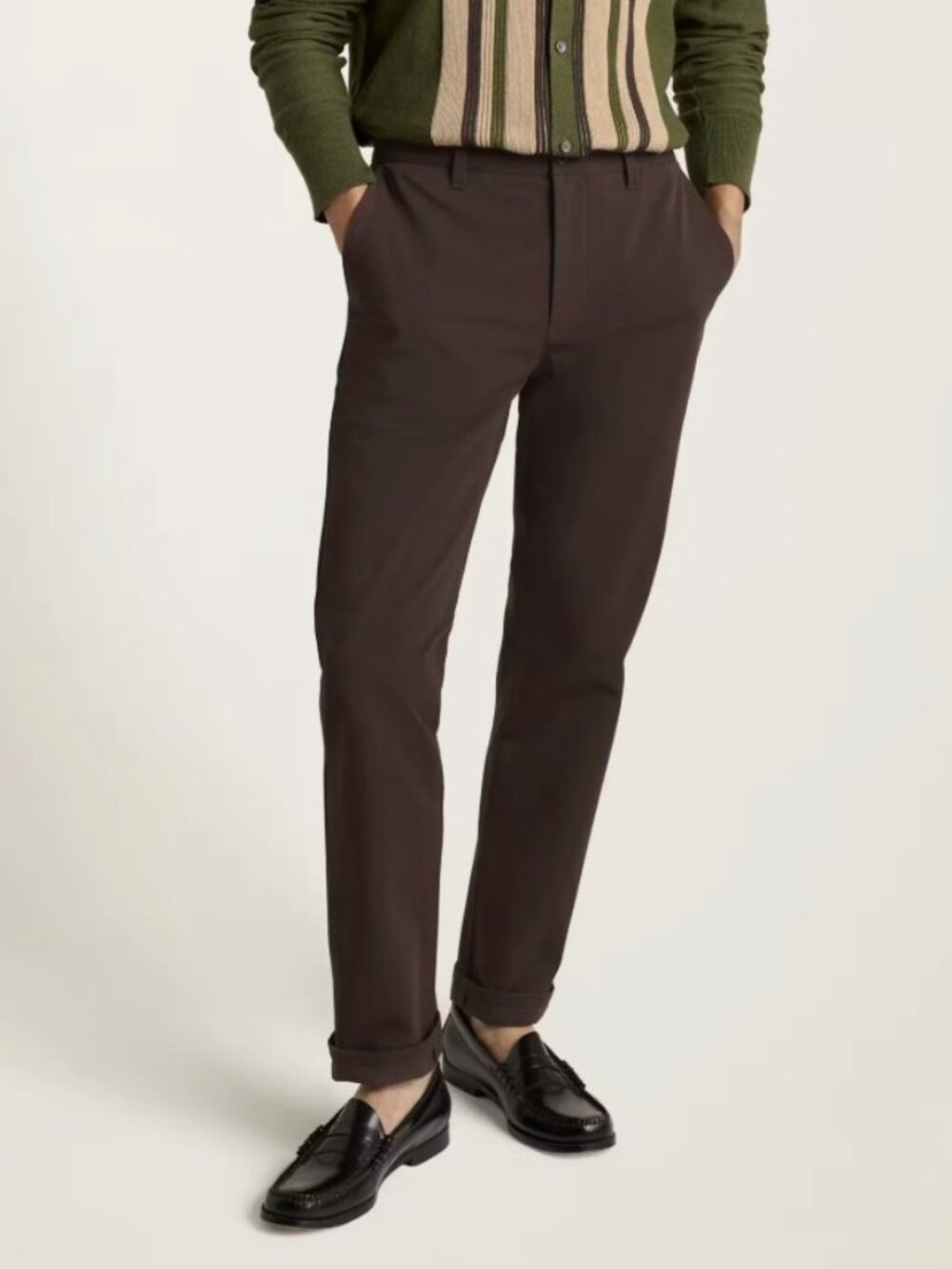 Bonobos Stretch Washed Chino 2.0 Dark Coffee - Size 34x32